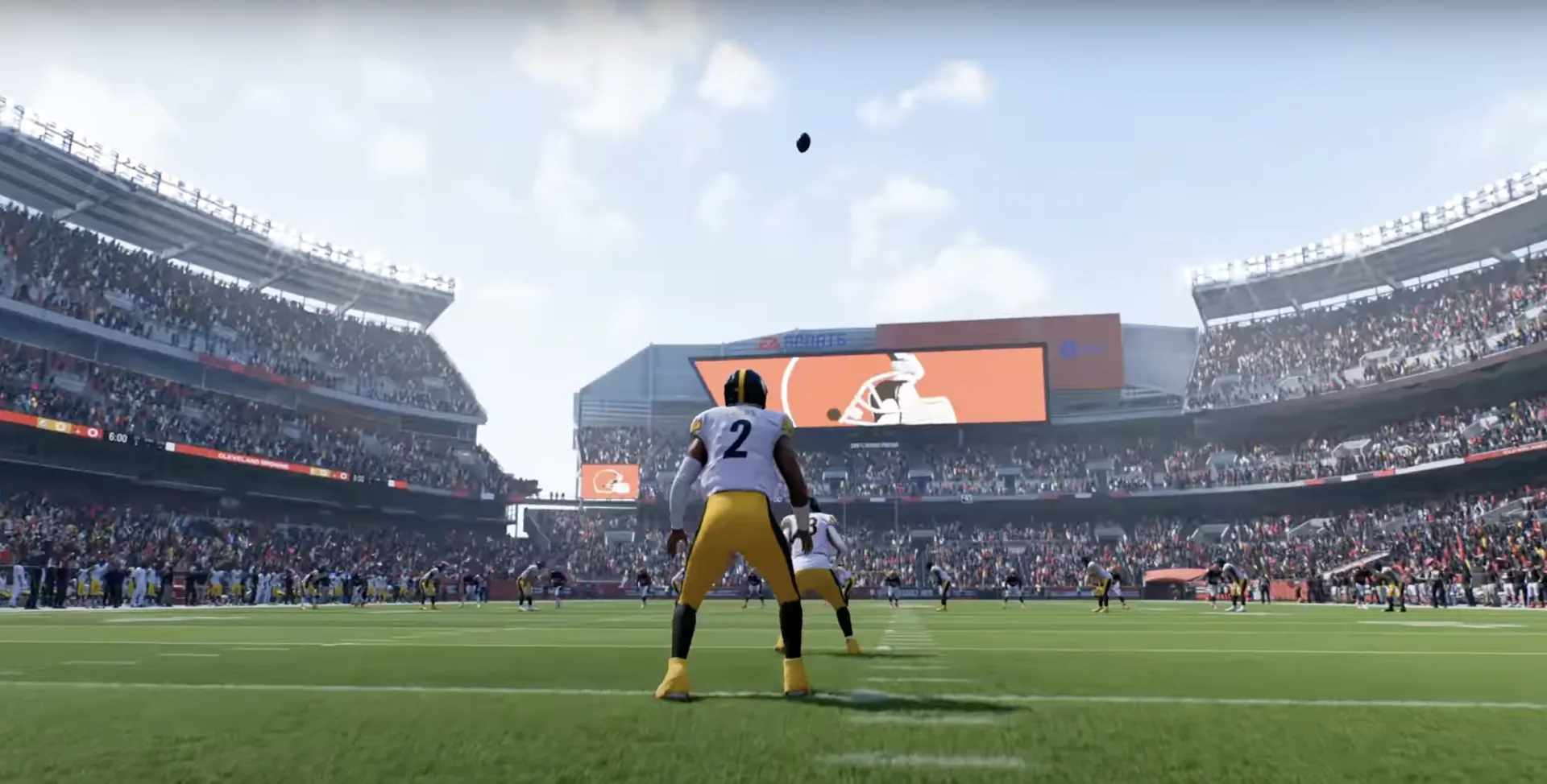 Madden NFL kickoff gameplay